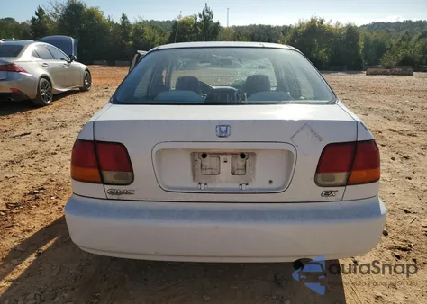 1998 Honda Civic Ex from USA, damaged, VIN 2HGEJ8646WH607442